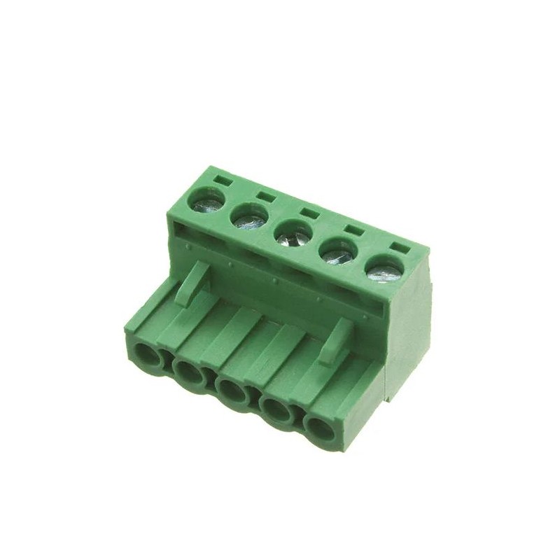 150 pcs - RS PRO 5.08mm Pitch 5 Way Pluggable Terminal Block, Plug, Free Hanging (In Line)
