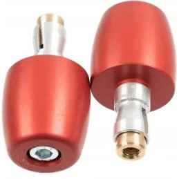 The handlebar ends are red