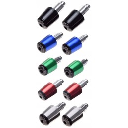 Universal handlebar weight ends, various colors