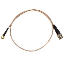 1 pcs - Mueller Electric Male BNC to Male SMA Coaxial Cable, 24in, RG316 Coaxial, Terminated