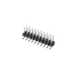 150 pcs - TE Connectivity AMPMODU MOD II Series Right Angle Through Hole Pin Header, 34 Contact(s), 2.54mm Pitch, 2 Row(s),