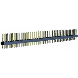 150 pcs - TE Connectivity AMPMODU MOD II Series Straight Through Hole Pin Header, 80 Contact(s), 2.54mm Pitch, 2 Row(s),