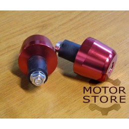 Handlebar weight ends, aluminum cone, 55g