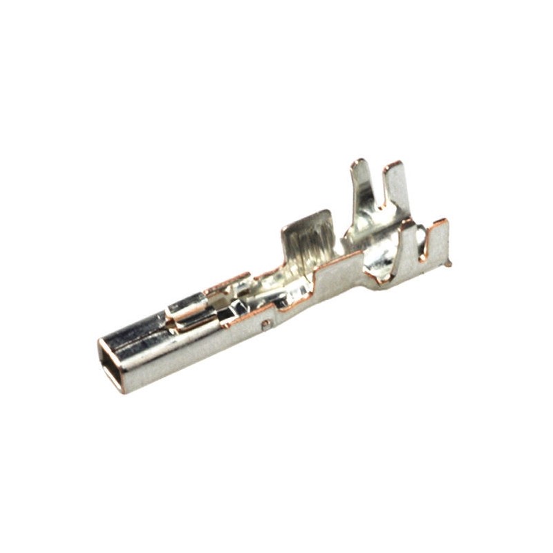 50 pcs - TE Connectivity Power Double Lock Series Female Crimp Terminal, 26AWG Min, 22AWG Max