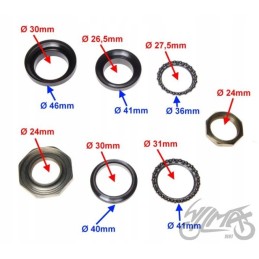 Handlebar mounting set on a 30 mm seatpost