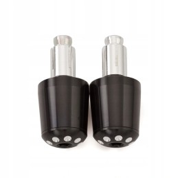 Aluminum handlebar ends, weight caps, 2 pcs