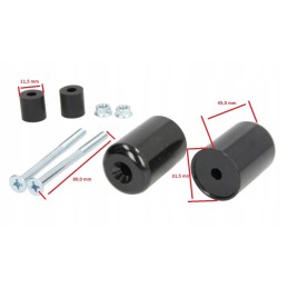 Steering wheel end weights suzuki sv 650 1000