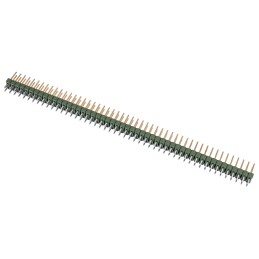 150 pcs - TE Connectivity AMPMODU MOD II Series Straight Through Hole Pin Header, 100 Contact(s), 2.54mm Pitch, 2 Row(s),