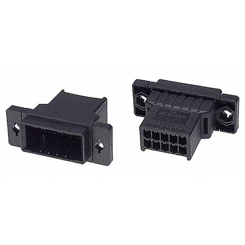 1 pcs - TE Connectivity, Dynamic 3000 Male Connector Housing, 3.81mm Pitch, 10 Way, 2 Row