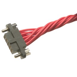 1 pcs - HARWIN Datamate J-Tek Series Straight Cable Mount PCB Socket, 12-Contact, 2-Row, 2mm Pitch, Crimp Termination