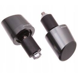Motorcycle handlebar ends, anthracite