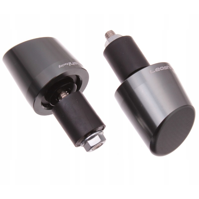 Motorcycle handlebar ends, anthracite
