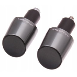 Motorcycle handlebar ends, anthracite
