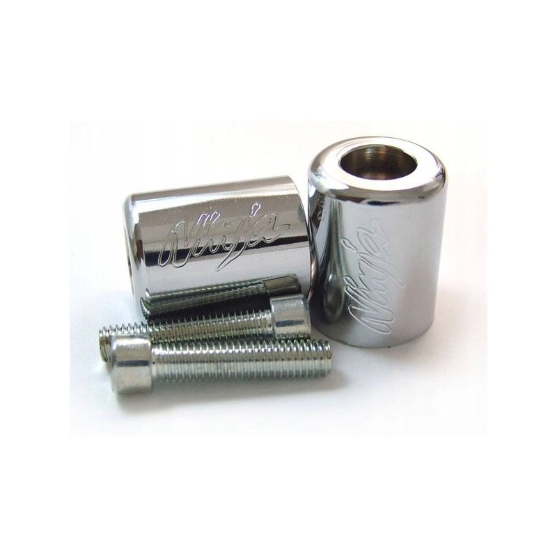 Chrome handlebar ends Kawasaki Ninja ZX