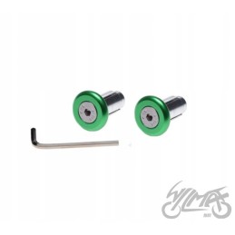 Green handlebar tip