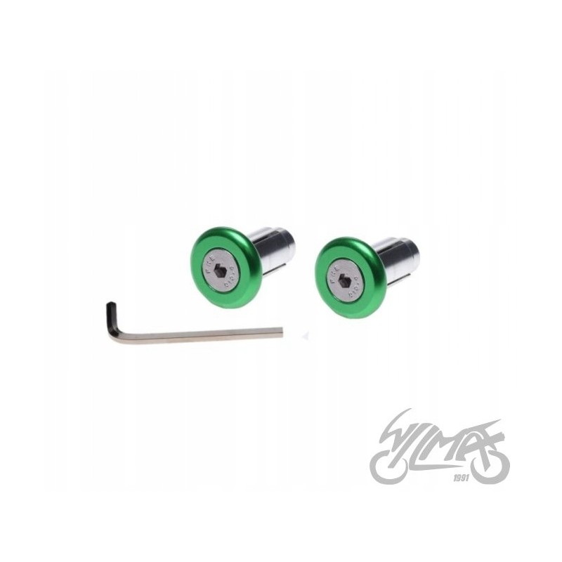 Green handlebar tip