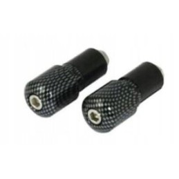 V parts handlebar ends 17 5 mm carbon color