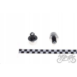 Handlebar end 05 36mm silver