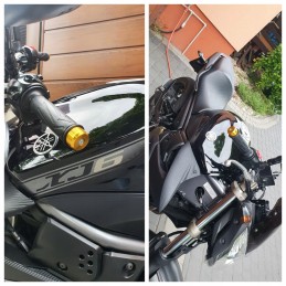 Handlebar weights, handlebar ends, shifters