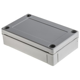 1 pcs - Fibox MNX Series Grey Polycarbonate Enclosure, IP66, IP67, Grey Lid, 130 x 80 x 35mm