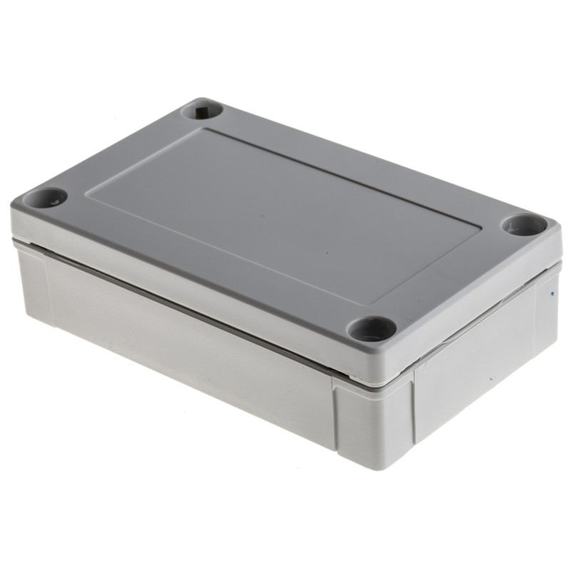 1 pcs - Fibox MNX Series Grey Polycarbonate Enclosure, IP66, IP67, Grey Lid, 130 x 80 x 35mm