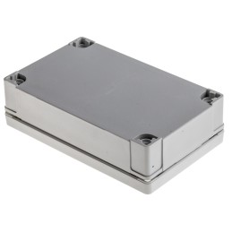 1 pcs - Fibox MNX Series Grey Polycarbonate Enclosure, IP66, IP67, Grey Lid, 130 x 80 x 35mm
