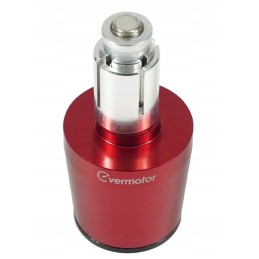 Red evermotor cnc handlebar grips 22mm