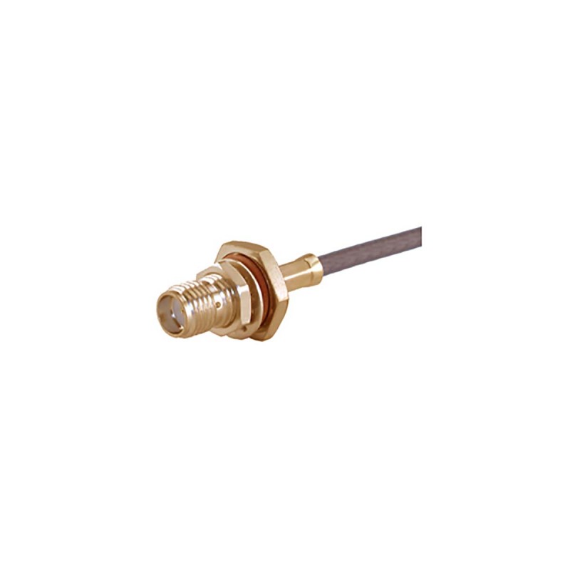 1 pcs - Huber+Suhner 24_SMA-50-2-14/111_NE Series, jack Cable Mount SMA Connector, 50Ω, Crimp Termination, Straight Body