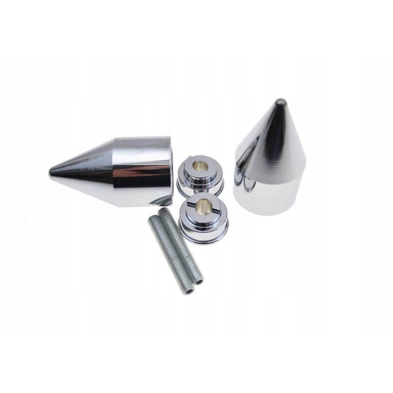 Chrome handlebar ends honda cbr rr vfr 803