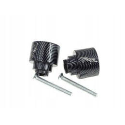 Carbon handlebar ends with logo honda rr 900 11465