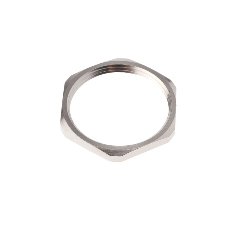10 pcs - SIB Nickel Nickel Plated Brass Cable Gland Locknut, PG29 Thread