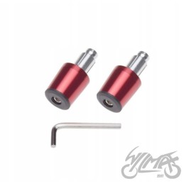 Red handlebar tip