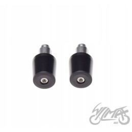 Black handlebar end