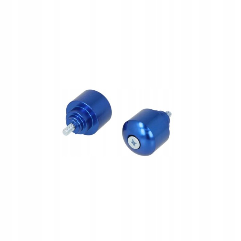 Handlebar ends m6x45 blue honda cb cbf cbr vfr vtr 250 1300 1