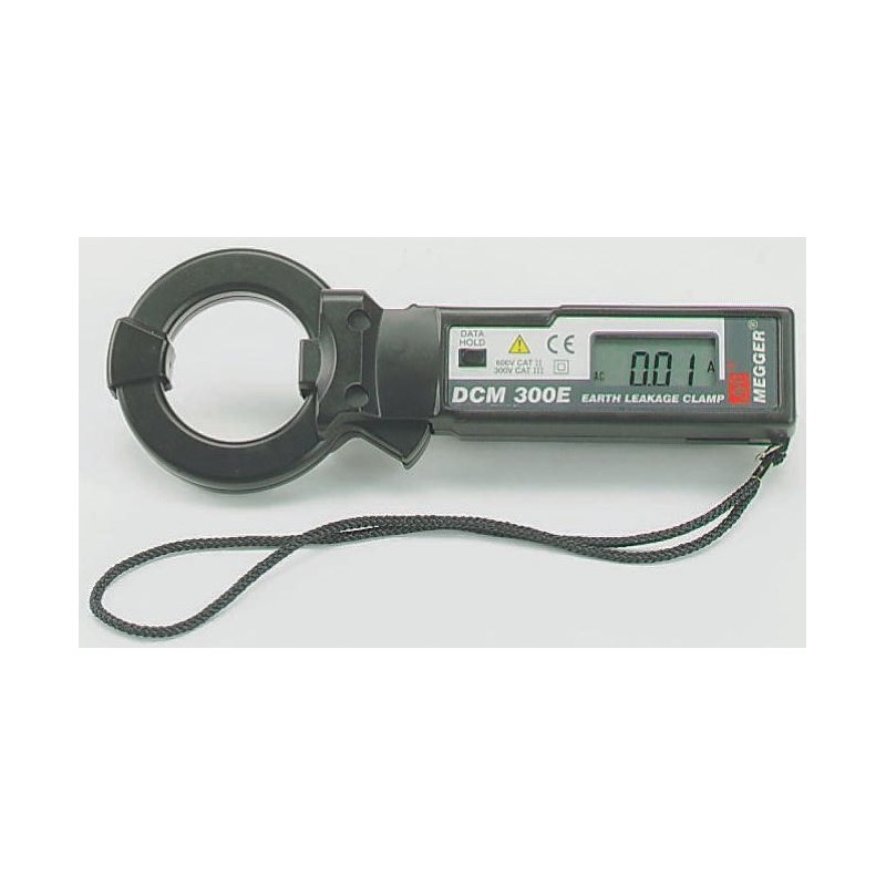 1 pcs - Megger DCM300E Clamp Meter, Max Current 300A ac CAT II 600V With RS Calibration