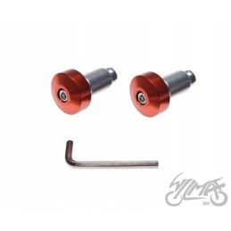 Orange handlebar tip