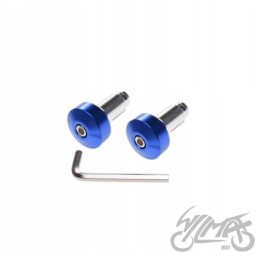 Blue handlebar tip