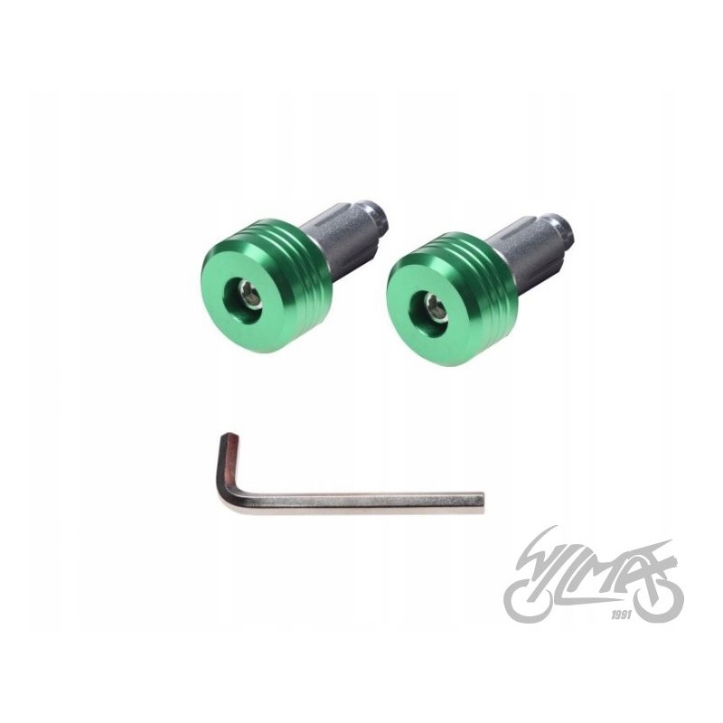 Green handlebar tip