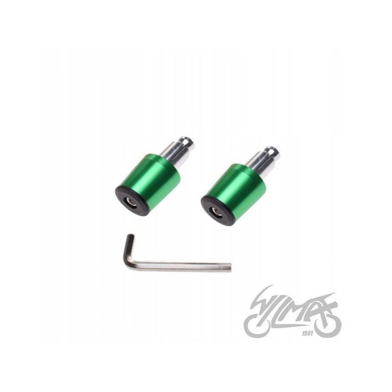 Green handlebar tip