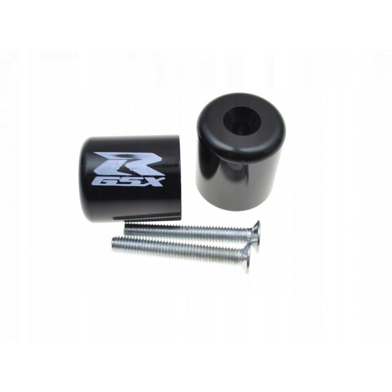 Black handlebar ends suzuki gsxr 600 750 8158