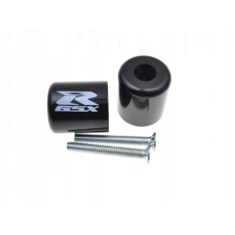 Black handlebar ends suzuki gsxr 600 750 8158