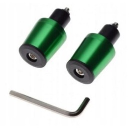 The handlebar ends of the 17 mm weight are green