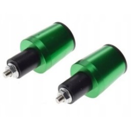 The handlebar ends of the 17 mm weight are green