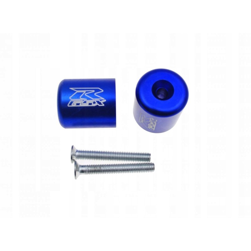 Blue suzuki gsxr 8900 handlebar ends