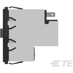 16 pcs - TE Connectivity 6A, 115 V ac, 230 V ac Flange Mount IEC Inlet Filter PE0S0DH6B, Faston