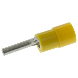 50 pcs - Phoenix Contact, C-PCI 6/2.7 Insulated, Tin Crimp Pin Connector, 4mm² to 6mm², 2.7mm Pin Diameter, 13.5mm Pin Length,