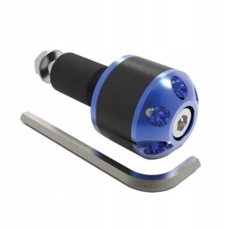 Handlebar ends 22mm blue