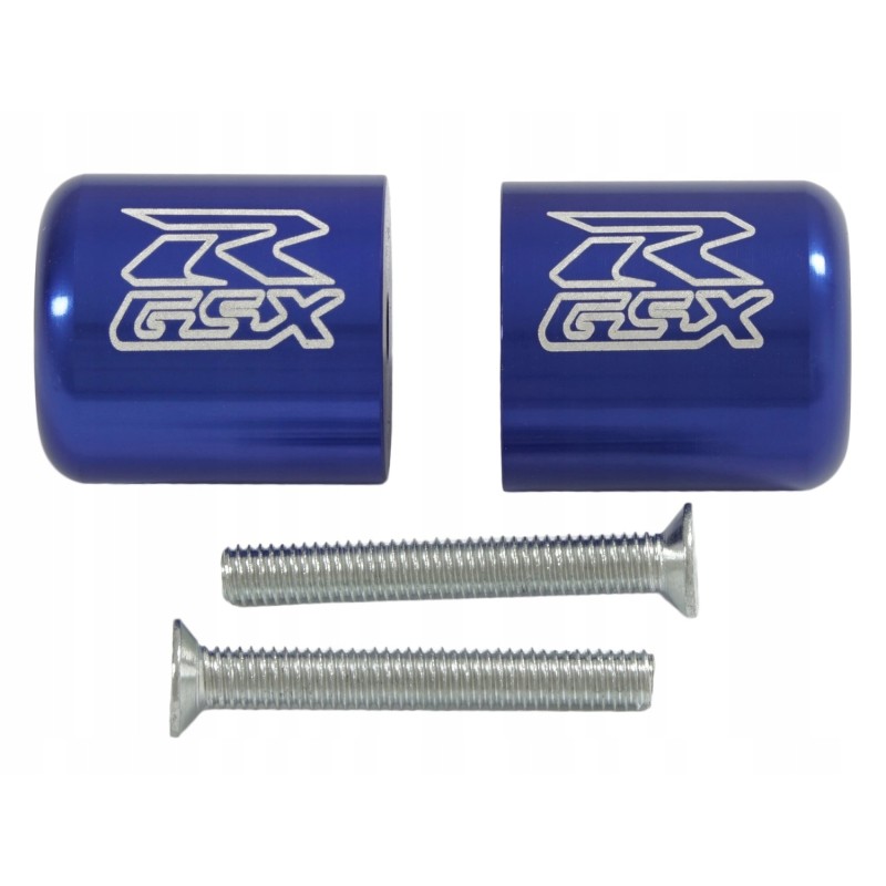 Blue handlebar ends for suzuki gsxr
