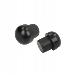 Black lucas mcl300s plastic handlebar ends