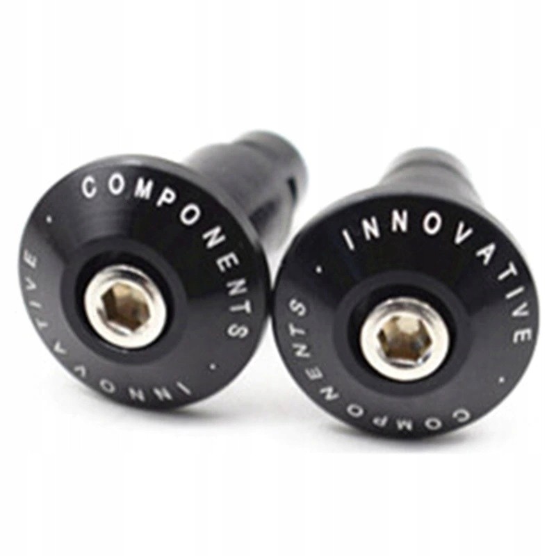 CNC aluminum handlebar ends, weight caps, 2 pcs